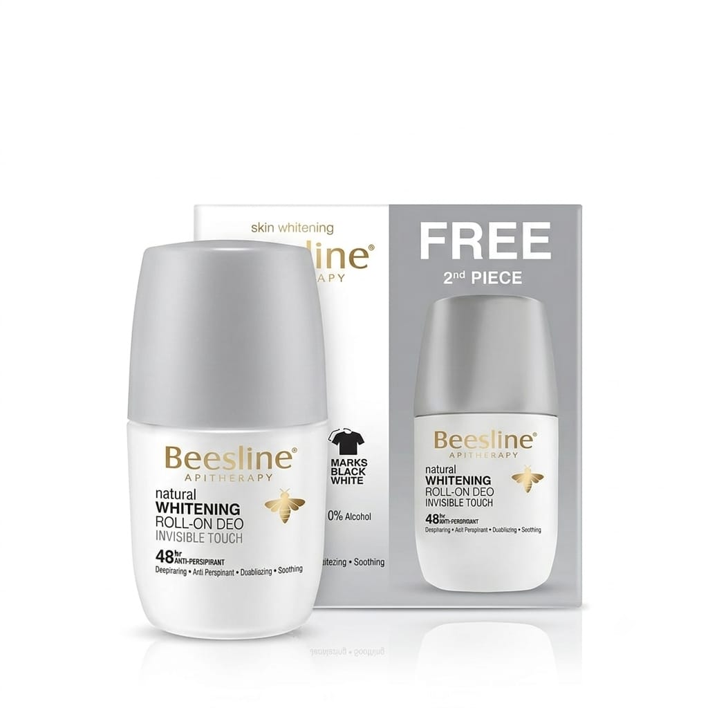بيزلين رول أون وايتنينج Invisible Touch (50ml) مل (1+1)