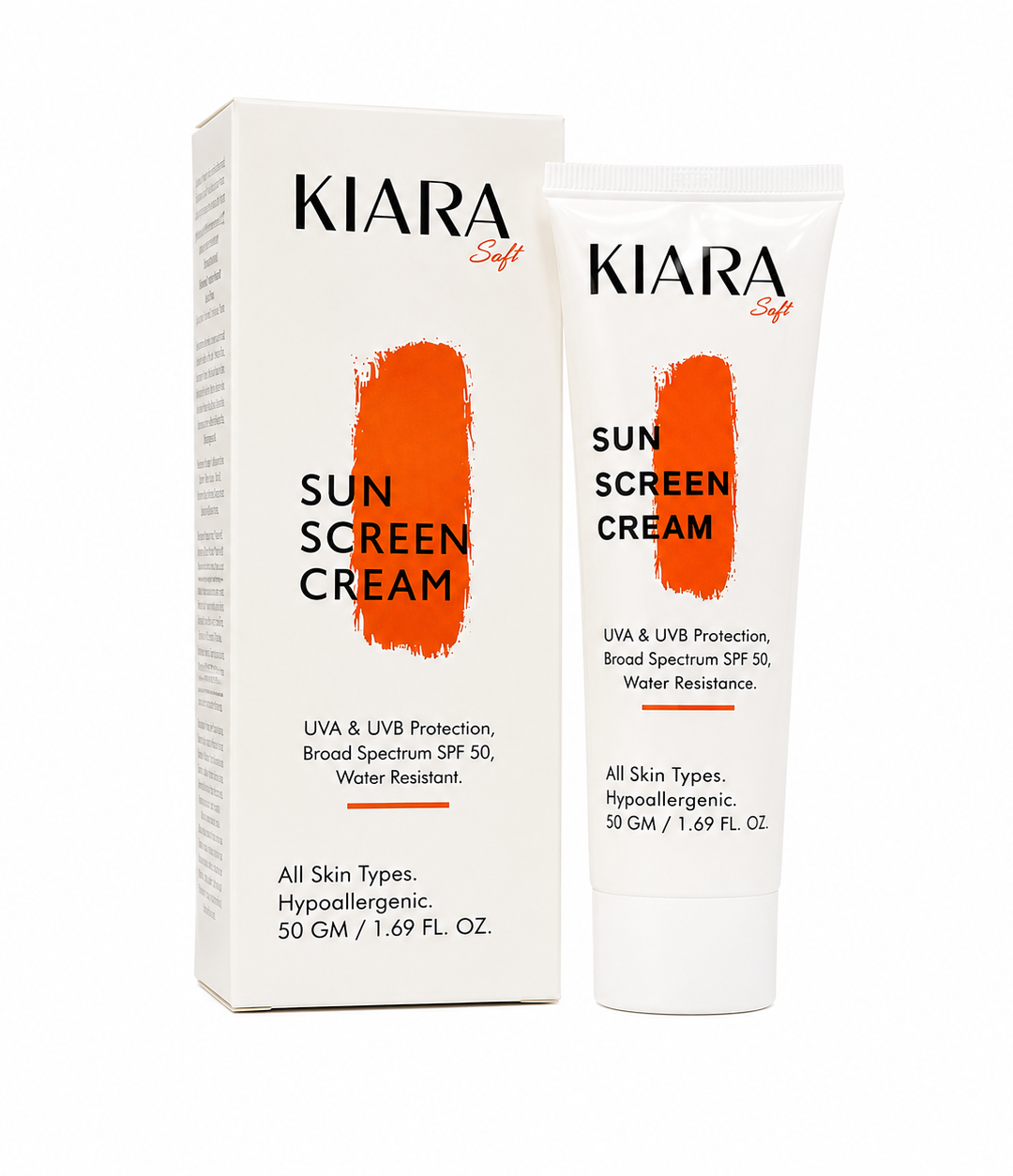 KIARA Soft Sunscreen Cream SPF 50 gm