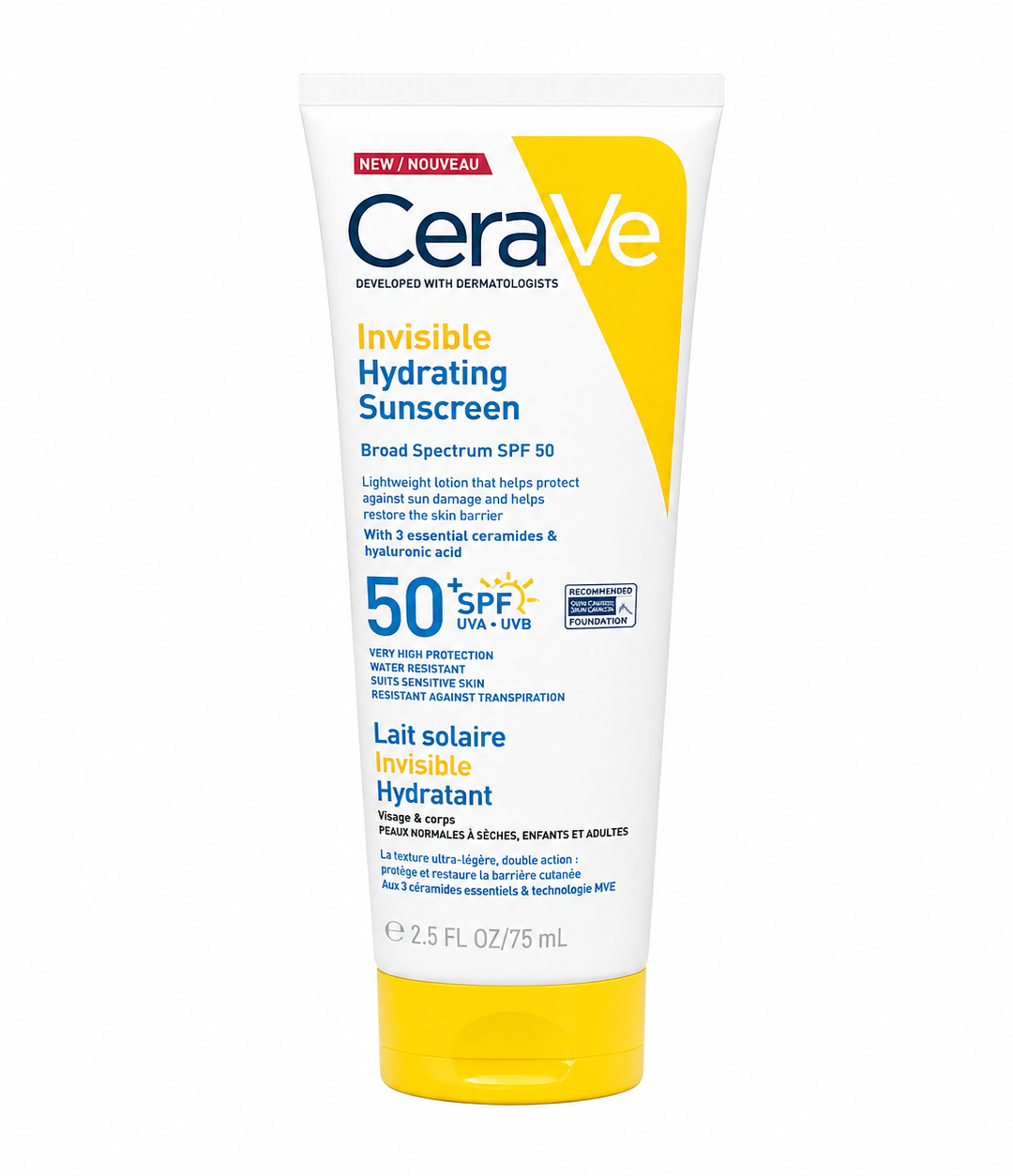 CeraVe Invisible Hydrating Sunscreen SPF 50 (75ml)